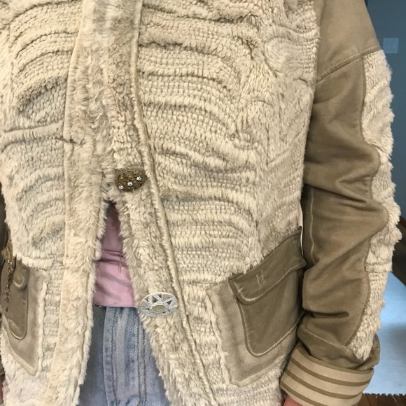 Faux Fur/Suede blazer - Picture 4 of 9